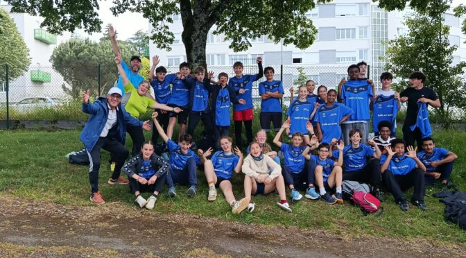 Regional d&rsquo;athlétisme à La Roche sur Yon des benjamins et minimes